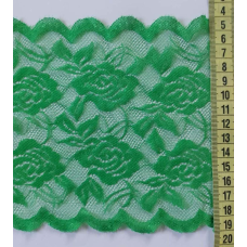 Мереживо еластичне, ширина 15 см рожеве