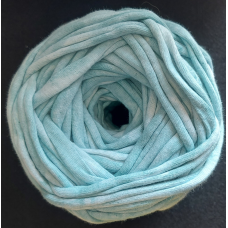 Трикотажна пряжа. Колір: блідо-мятний меланж