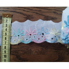 Мереживо прошва бавовняне різнобарвне 5 см