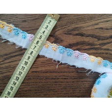 Круживо прошва бавовняне різнобарвне 5 см