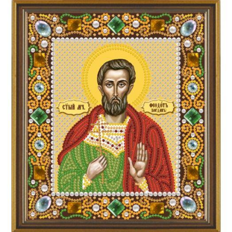 Набір для вишивання бісером ікони. Свята Марія Перлина.