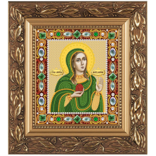 Набір для вишивання бісером ікони. Свята Ксинія радария