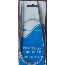 Спицы для вязания на тросике №4,5 стальные 100см