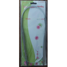 Спиці для в“язання на тросику No6 сталеві 80 см