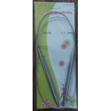 Спиці для в“язання на тросику No8 сталеві 80 см