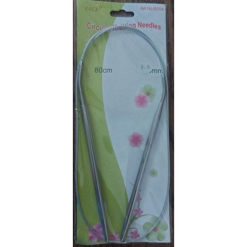 Спиці для в“язання на тросику No6 сталеві 80 см Спиці для в“язання на тросику No6 сталеві 80 см