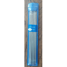 Спиці для в“язання панчішні 5 шт. сталеві No5, 20 см