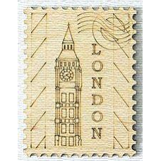 Розмальовка на фанері, Магніт на холодильник Марка 8.