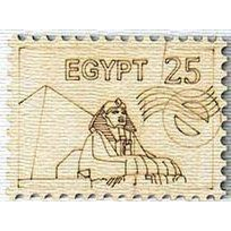 Розмальовка на фанері, Магніт на холодильник Марка Єгипетський.