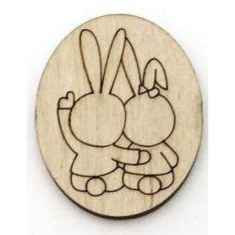 Розмальовка на фанері, Магніт на холодильник. Романтична історія No4.