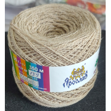 Пряжа бавовняна Ярослав 350 м. Колір: бежевий