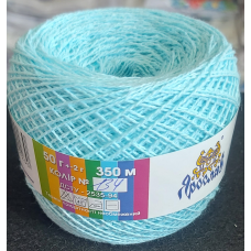 Пряжа бавовняна Ярослав 350. Колір: блакитний