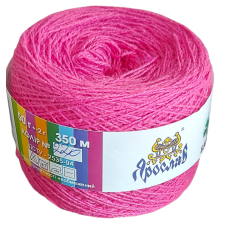 Пряжа бавовняна Ярослав 350 м. Колір: малиновий