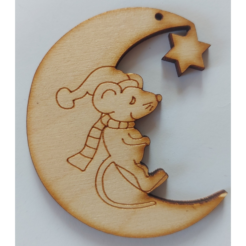 Розмальовка на фанері, Магніт на холодильник. Романтична історія No4.