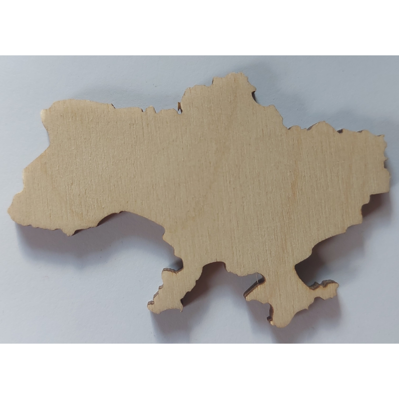 Розмальовка на фанері, Мапа України.