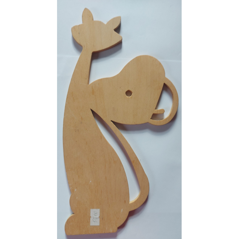 Заготовка фанерна для годинника. Кіт