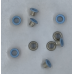 Люверси 4-мм блакитні емальовані 10 шт.