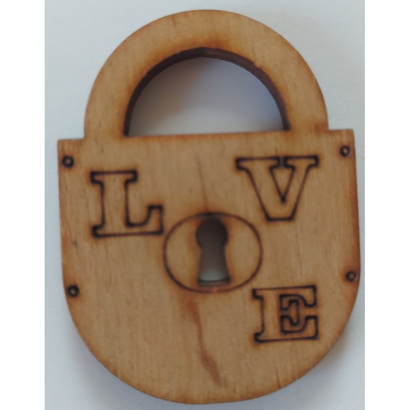 Розмальовка на фанері, Кулон. Замок.