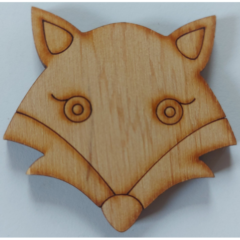 Розмальовка на фанері, Заготівка фанерна. Лиса.