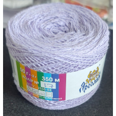 Пряжа бавовняна Ярослав 350 м. Колір: лавандовий