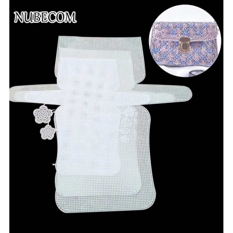 Канва для вишивання хрестиком пластикова для сумки