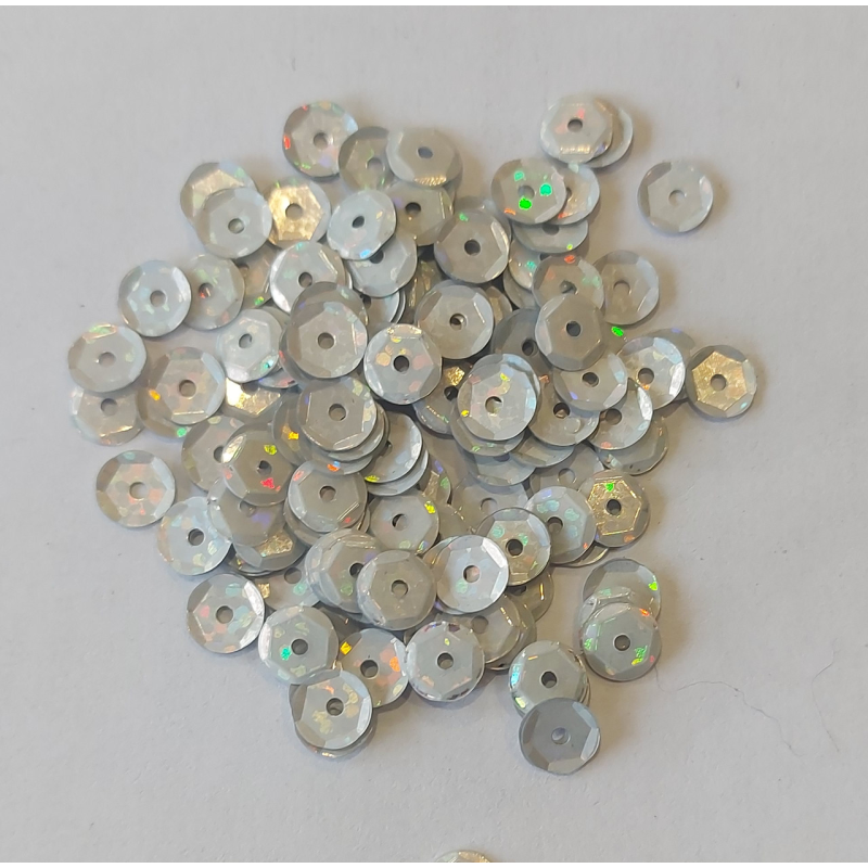 Паєтки круглі 100 г сірі Паєтки круглі 100 г сірі