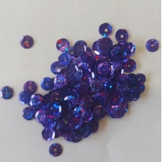Паєтки круглі 100 г фіолетовий