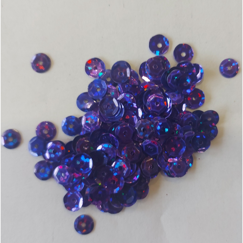 Паєтки круглі 100 г фіолетовий Паєтки круглі 100 г фіолетовий