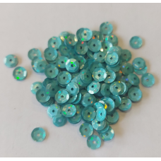 Паєтки круглі 100 г бірюзовий