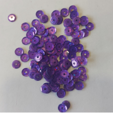 Паєтки круглі 100 г бузковий