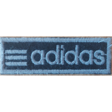 Аплікація для одягу. Adidas, сірий.