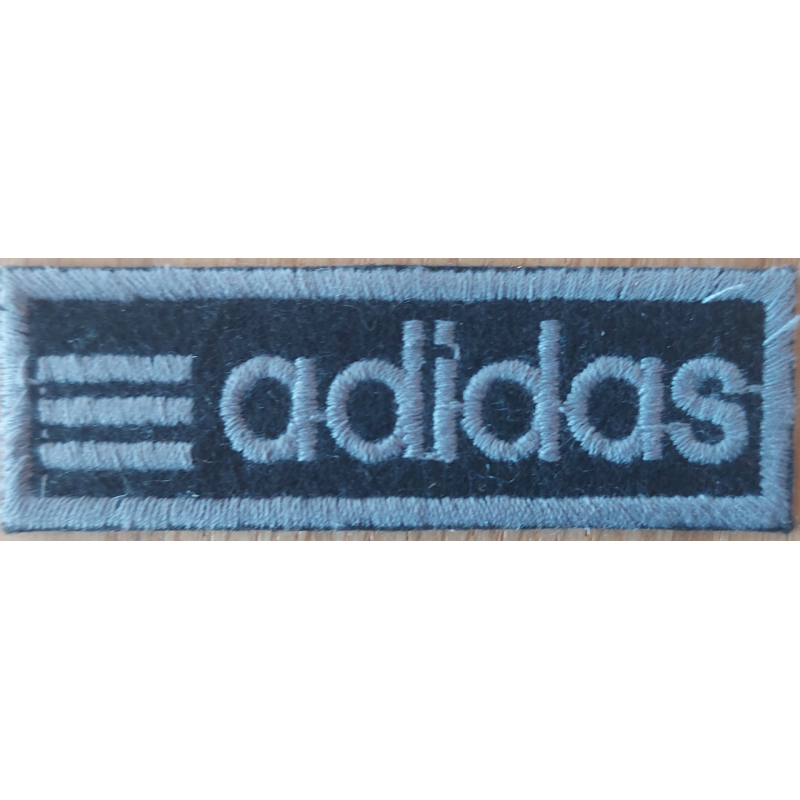 Аплікація для одягу. Adidas, сірий.