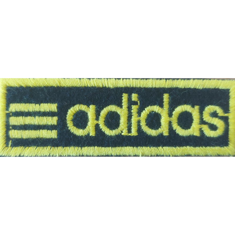 Аплікація для одягу. Adidas, жовтий. Аплікація для одягу. Adidas, жовтий.