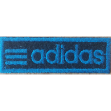 Аплікація для одягу. Adidas, синий.