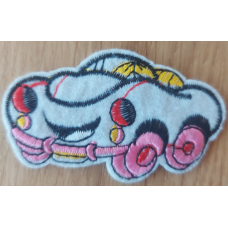 Аплікація для одягу. Машинка Біла.