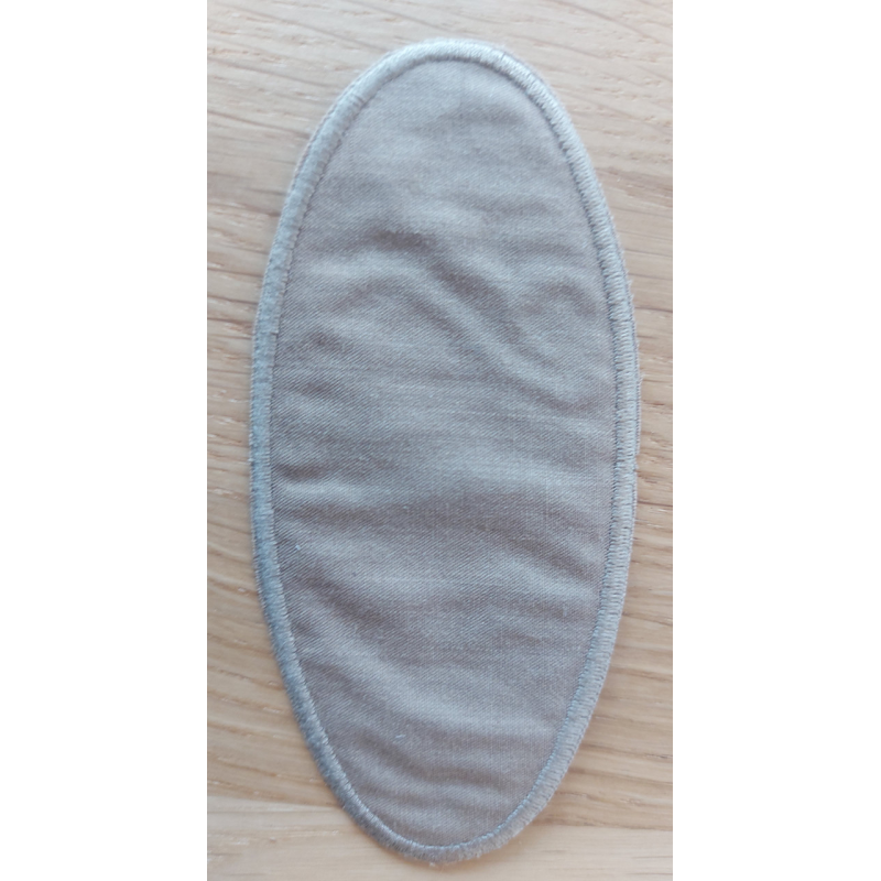 Аплікація для одягу. Латка овальна бежева. Аплікація для одягу. Латка овальна бежева.