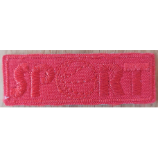 Аплікація для одягу спортивна червона. Sport.
