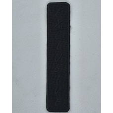 Аплікація для одягу чорна Exclusive.