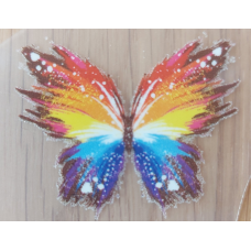 Наклейка для тканини, для одягу. Метелик.