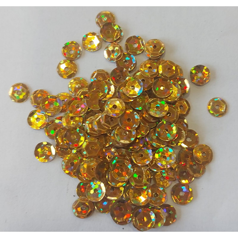 Паєтки круглі 10 г золотисті Паєтки круглі 10 г золотисті