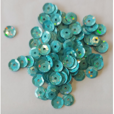 Паєтки круглі 10 г м“ятного кольору