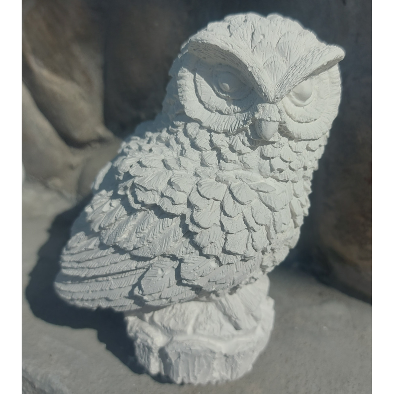 Гіпсова фігурка для розмальовування. Сова на камені.