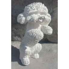 Гіпсова фігурка для розмальовування. Собака. Пудель.