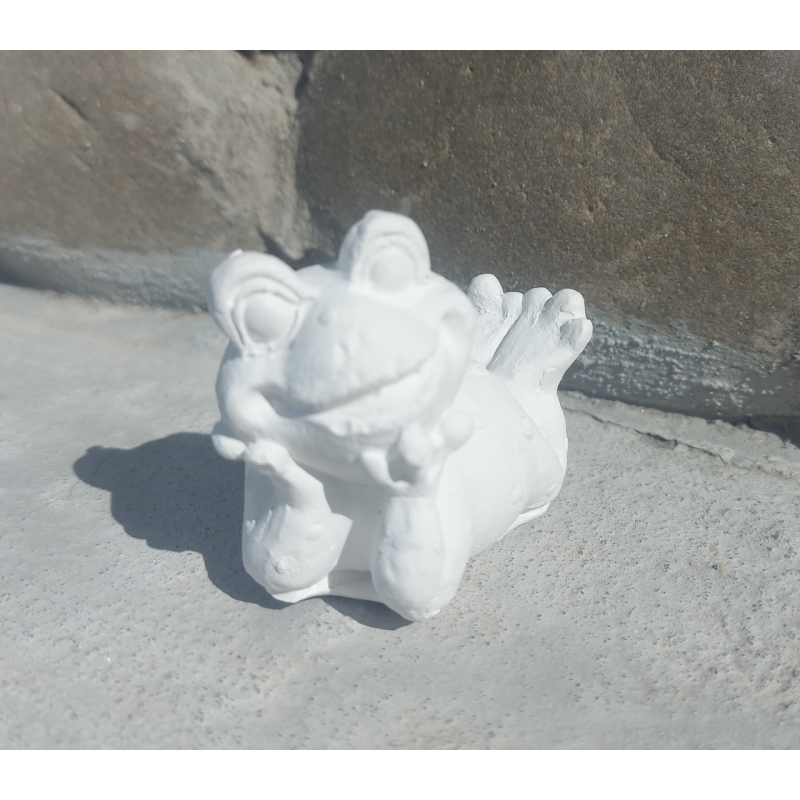 Гіпсова фігурка для розмальовування. Жабка 2. Гіпсова фігурка для розмальовування. Жабка 2.