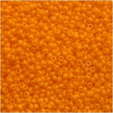 Бісер натуральний оранжевий 50 г, No10