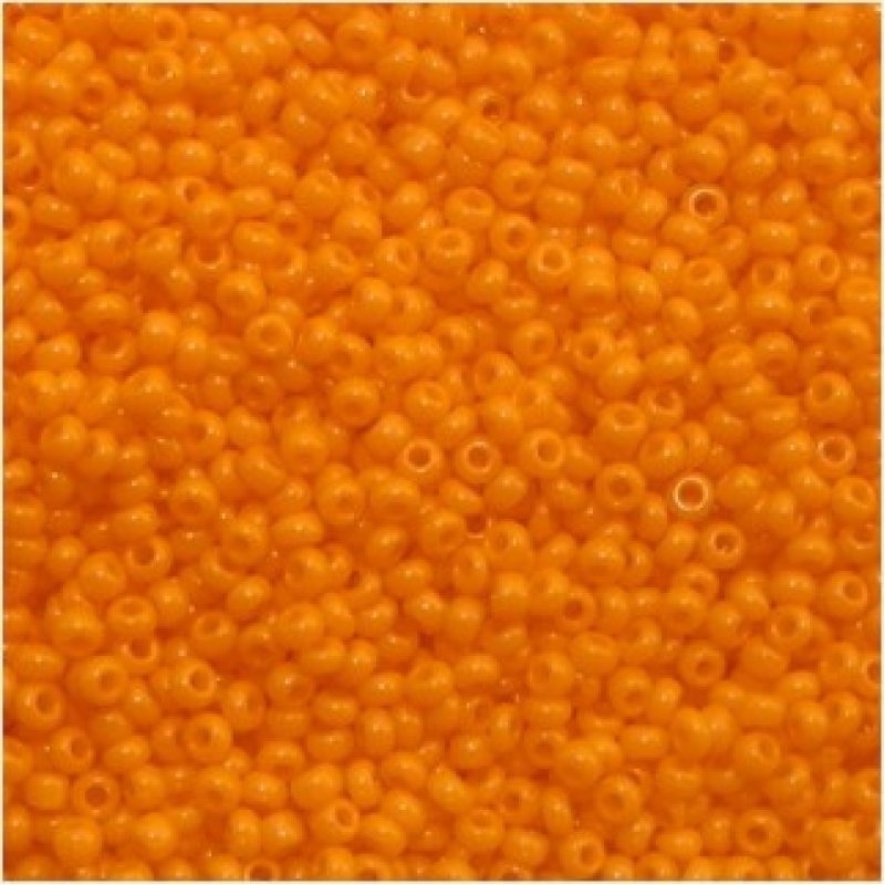 Бісер натуральний оранжевий 10 г, No10
