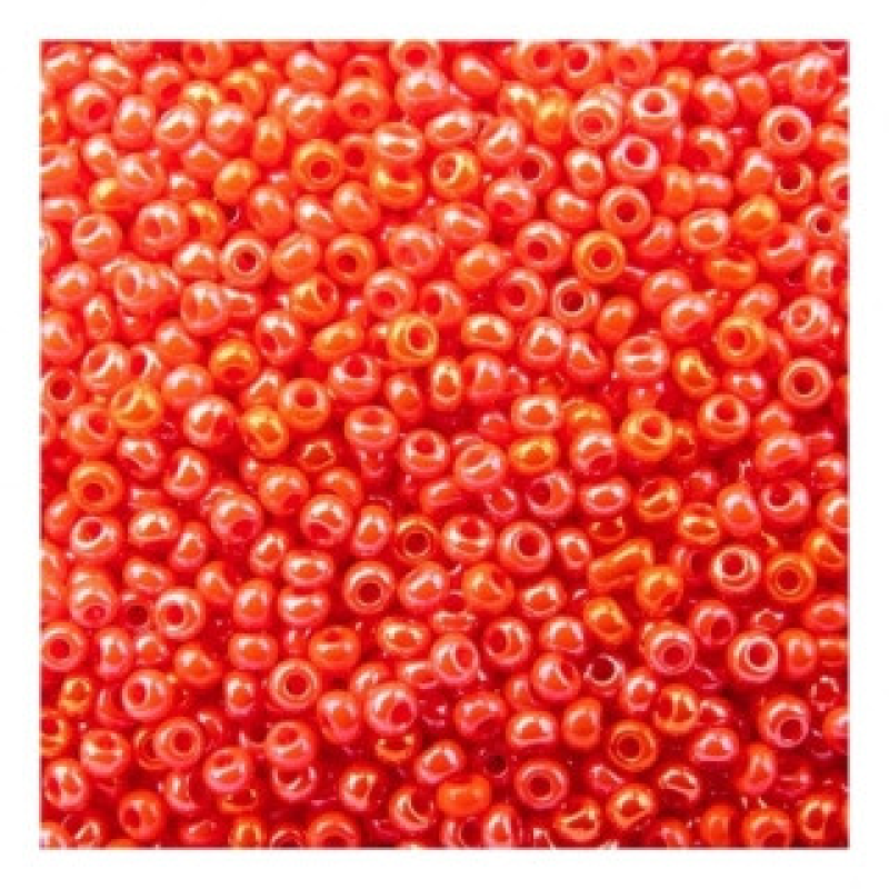 Бісер натуральний оранжевий 10 г, No10