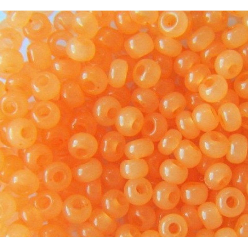 Бісер алебастровий персиковий 10 г, No10