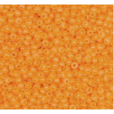 Бісер алебастровий світло-оранжевий 10 г, No10