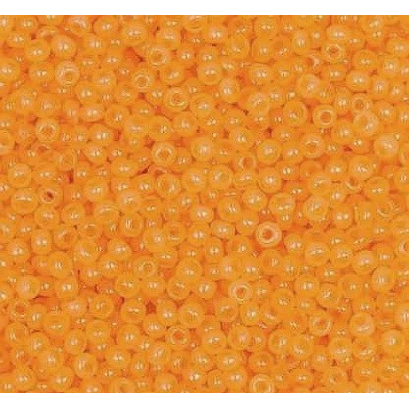 Бісер алебастровий світло-оранжевий 10 г, No10